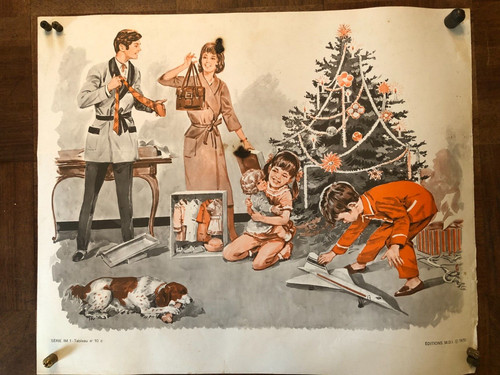 Affiche scolaire sapin de - affiche, "