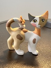 Goebel Clara Cat Rosina Wachtmeister W Butterfly Miniature Porcelain Figurine