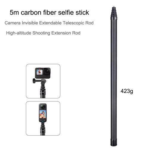 Bâton selfie invisible fibre - bâton,