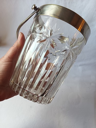 Seau glaçons cristal - seau,