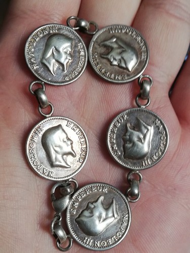 Ancien bracelet pièces - bracelet,