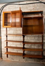 Une étagère modulable Danoise en teck par Poul Cadovius pour Cado 1960.