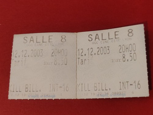 Place cinéma kill bill - kill, 2003