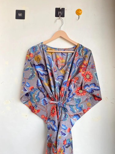 100 coton caftan indien fait - caftan,