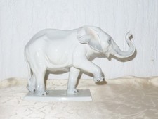 Rosenthal Porcelaine Figurine Schreitender Éléphant ! Conception Willi Münch
