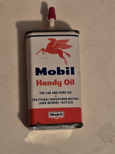 Vintage mobil oil - vintage, handy