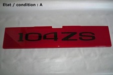 PEUGEOT 104 coupé - Plaque