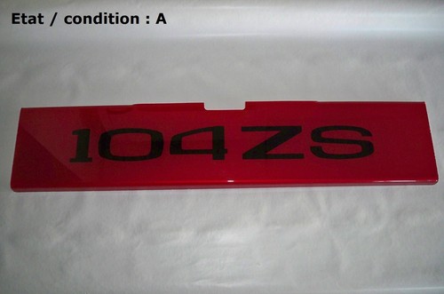 Peugeot 104 coupé plaque - peugeot,