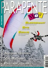 PARAPENTE MAG 205 ANTOINE GIRARD UN SUPER LIVRE / VOL BIVOUAC AUTOUR DE CHEZ SOI