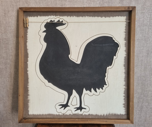 Tableau mémo ardoise bois - tableau,