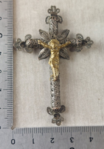 Ancien pendentif chapelet - /, en