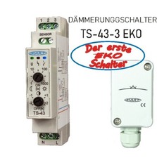 Interrupteur Crépusculaire Mart TS-43-3 - Eko - Arrêt Automatique Nachtmitte Sb