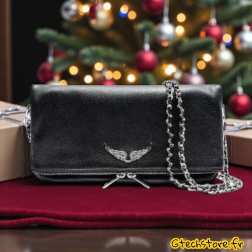 Sac bandoulière vintage noir - bandoulière,