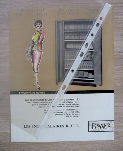 Publicité roneo classement - publicité,