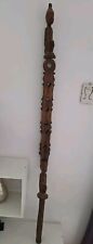 Africa Ceremony Post, Wooden African Statue Sculpture.  