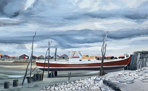 Pinasse sur bassin - pinasse, le