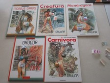 Druuna lot TOMES 1 réédition/2 EO/3 EO/4 EO/5 EO BE/TBE Serpieri