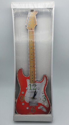 Horloge guitare rouge - horloge, cm
