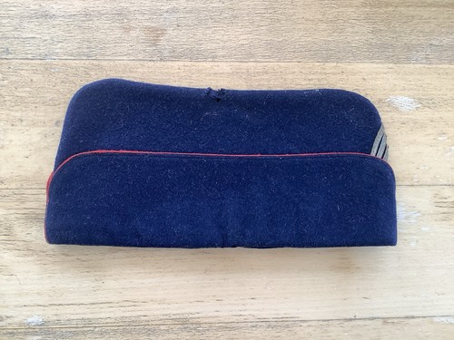 Calot capitaine bleu liseret - calot,