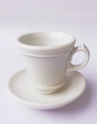 Tasse brûlot soucoupe creil - tasse,
