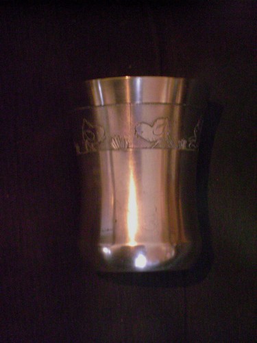 Timbale ancienne métal - timbale, en