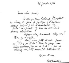 EO 1949 LÉO MALET + LETTRE