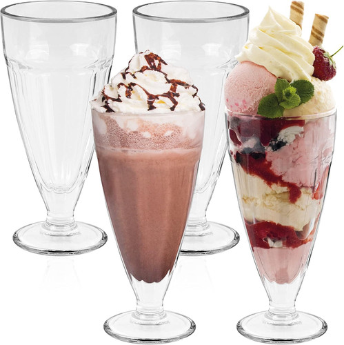 Lot coupe glace verre - de,