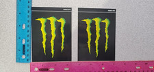 MONSTER Energy Brand sticker decal  MX SX Supercross Motocross Racing Set Pair 2
