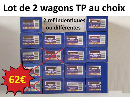 Soldes ree modeles wagons tp - wagons,