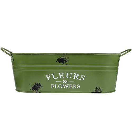 Seau fleurs fer - à, forgé