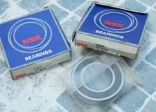Lot de 2 roulements à billes NSK 6208-DDU 6208DDUCM NS7S5 40x80x18mm