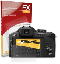 atFoliX 3x Film Protection d'écran pour Panasonic Lumix DMC-FZ150 mat&antichoc