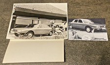 RARE : 2 x Photos de Presse NSU RO 80 Wankel + Fiche Descriptive - Bel Etat.