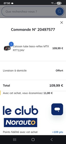 Caisson basse mtx - caisson,