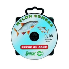NYLON SENSAS SPECIAL PECHE AU COUP 100M D.0,08  ---ndd Alciumpeche