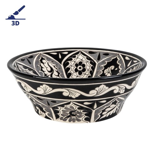 Lavabo mexicain noir - , avec