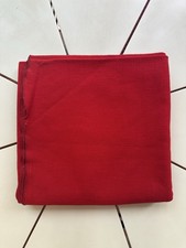 Vtg 1960s KNOLL Red Textile FABRIC SWATH 60'" x 60"