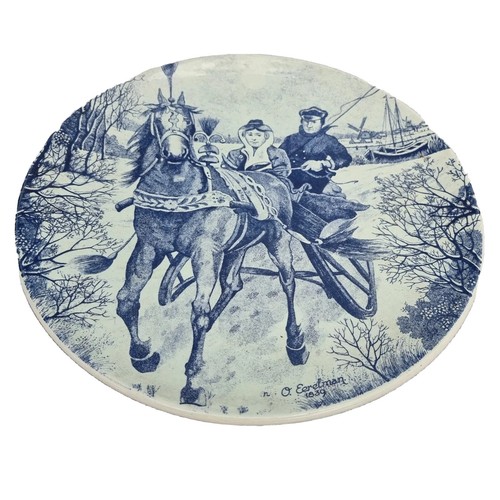 Delfts see meeuw animal horse - delfts,