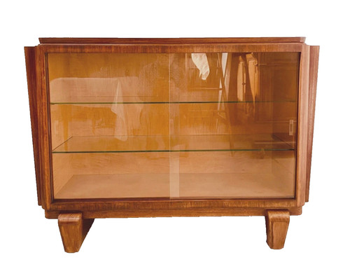 Vitrine art déco - acajou, et