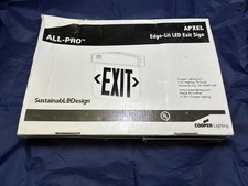 COOPER Lighting APXEL71G Exit Sign APXEL Edge-Lit LED