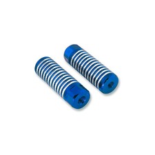 Peg Repose-Pieds Repose-Pied Antérieur Postérieur Vélo BMX Vélo 24Tx26T Bleu