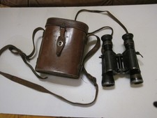 JUMELLES ET ETUI JULES HUET PARIS 12X  GUERRE 14 18 WW1 MILITAIRE NUMEROTEE 2176