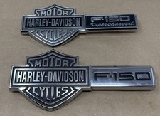 Lot Of 2: 09-14 Ford F150 Harley Davidson Fender Emblems - Preowned