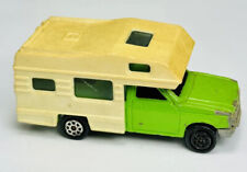 Majorette #278 Camping Car Green Camper Pickup Truck Motorhome RV 1:60 Scale 80s