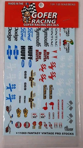 Gofer racing decals fantasy - gofer,