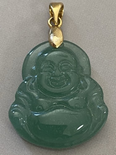 Petit buddha pendentif jade - buddha,