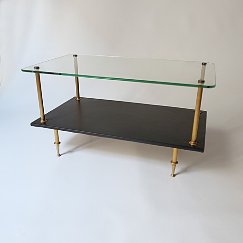 Table basse verre metal - en,