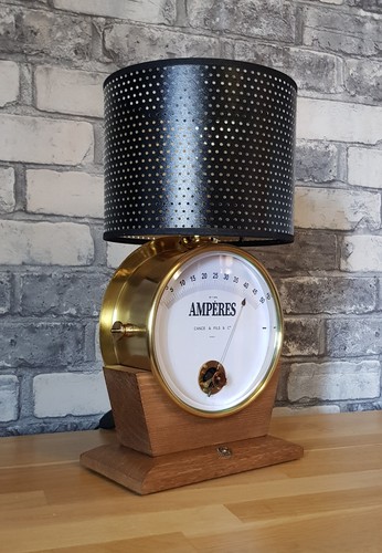 Lampe ancien ampèremètre - , en