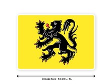 Sticker drapeau BELGIQUE