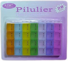PILULIER, Semainier, Boite à